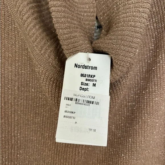 L’agence Metallic Gold Sleeveless Turtleneck Top - Picture 3 of 4